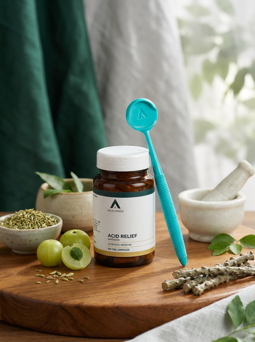 Acid Relief + Nava Tongue Cleaner Combo Kit