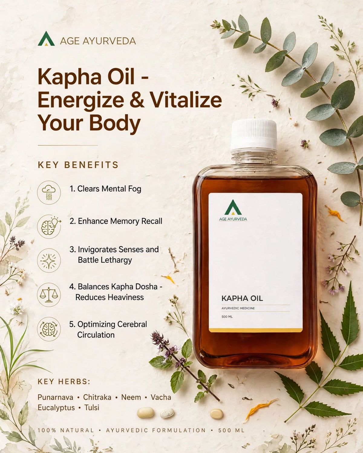 Kapha oil 500 ml