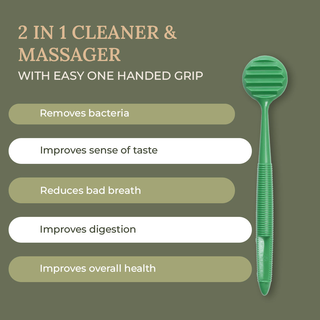 Age Ayurveda Green Nava Tongue Cleaner