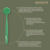 Age Ayurveda Green Nava Tongue Cleaner