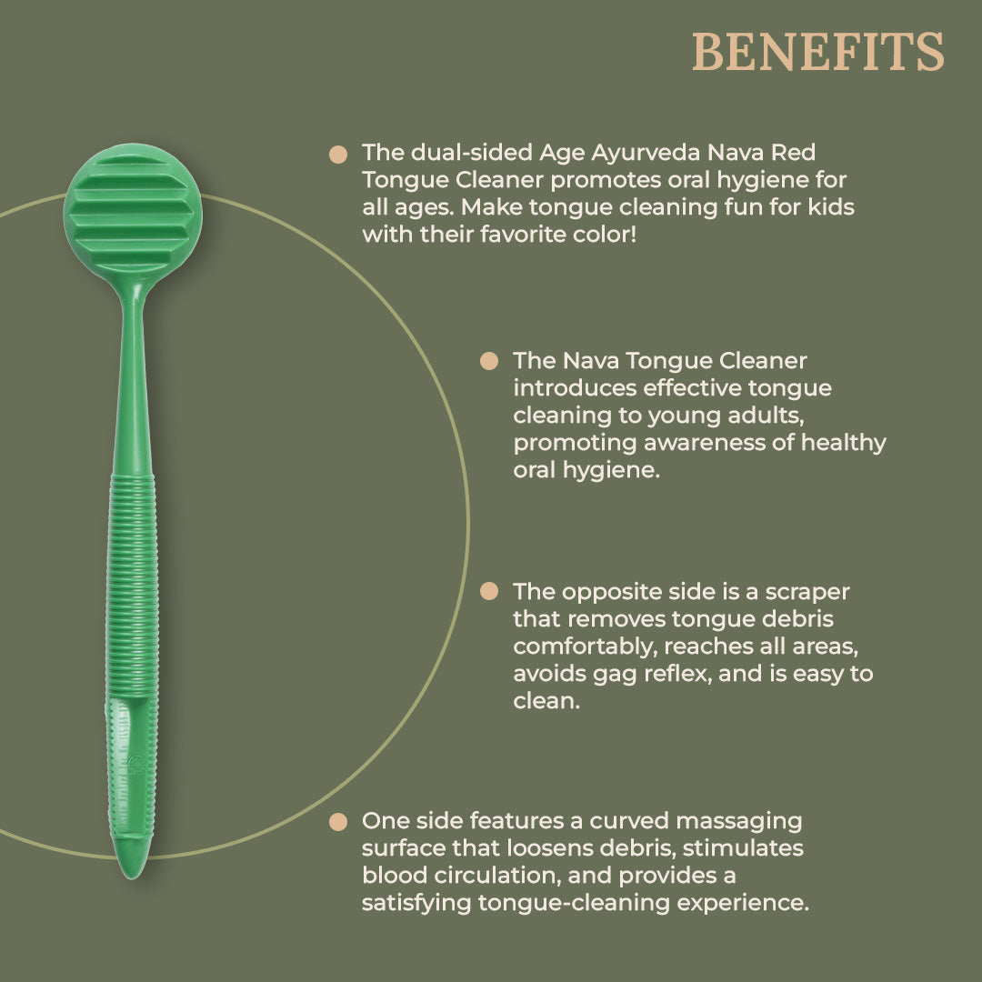 Age Ayurveda Green Nava Tongue Cleaner