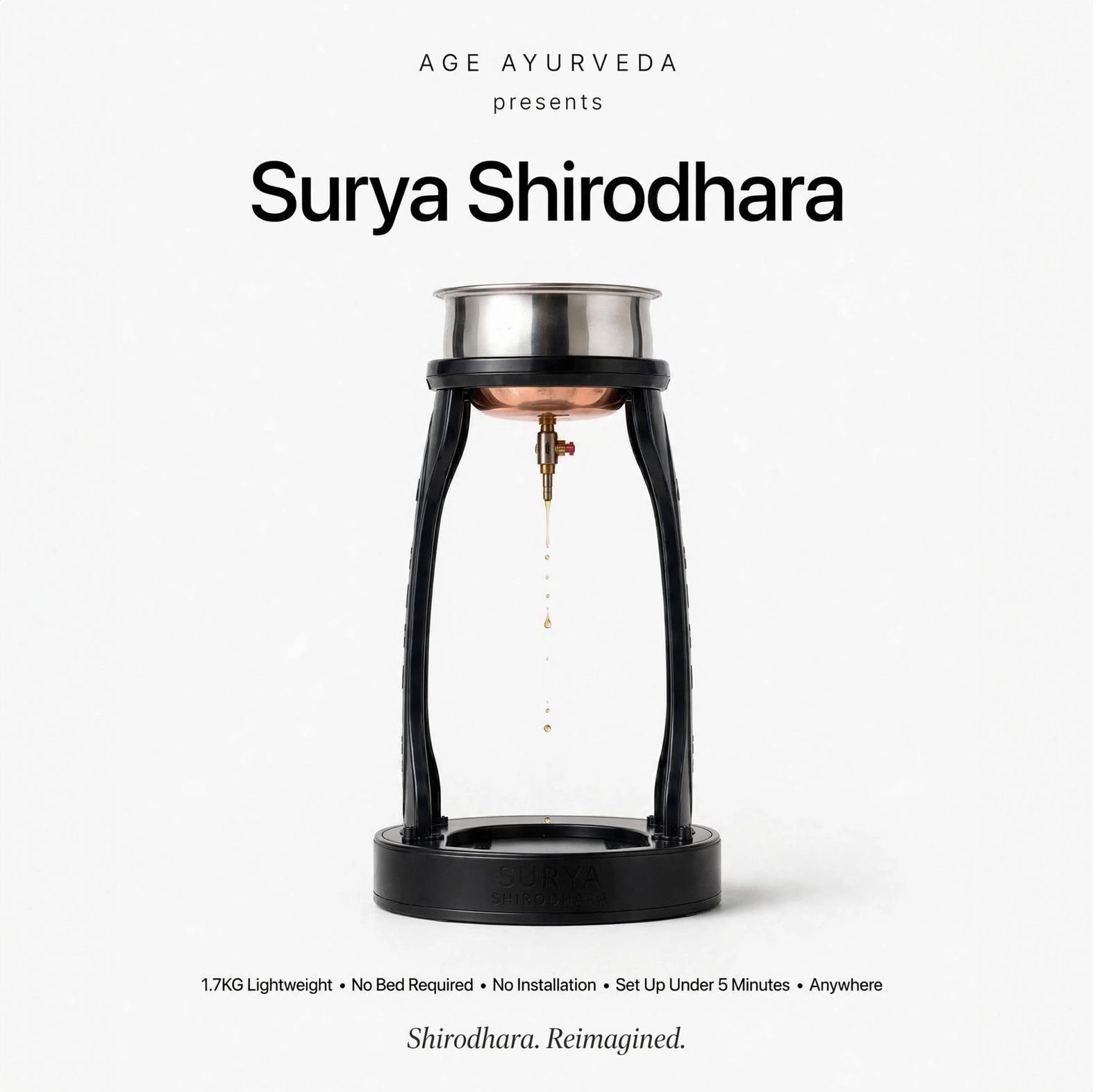 Surya Shirodhara - DIY Home Shirodhara Machine