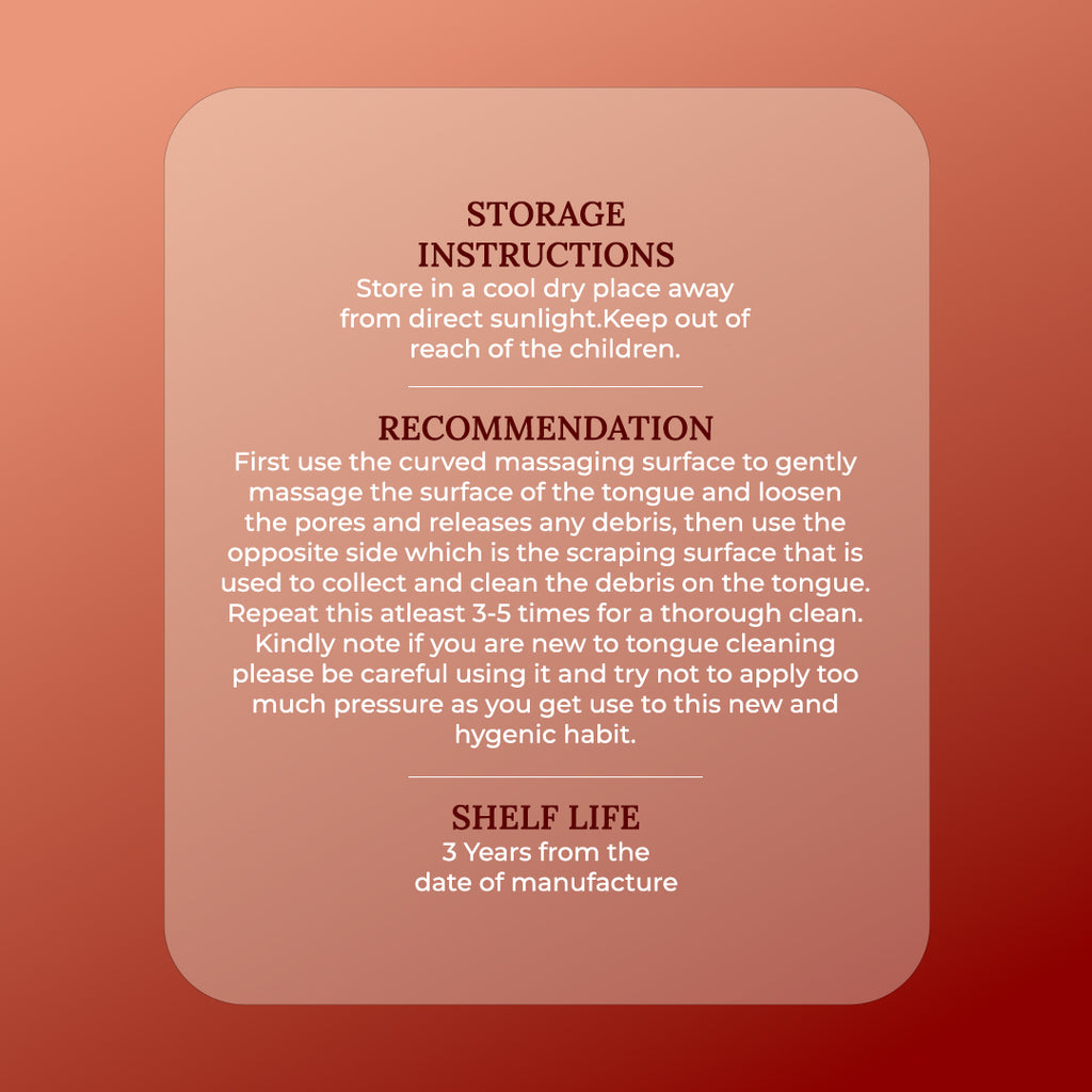 Cherry Red Nava Tongue Cleaner