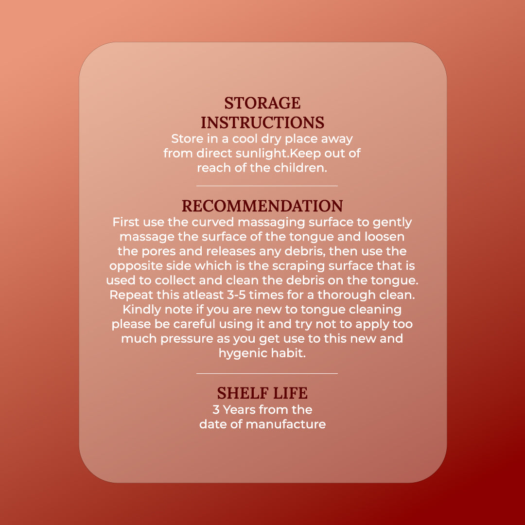 Cherry Red Nava Tongue Cleaner