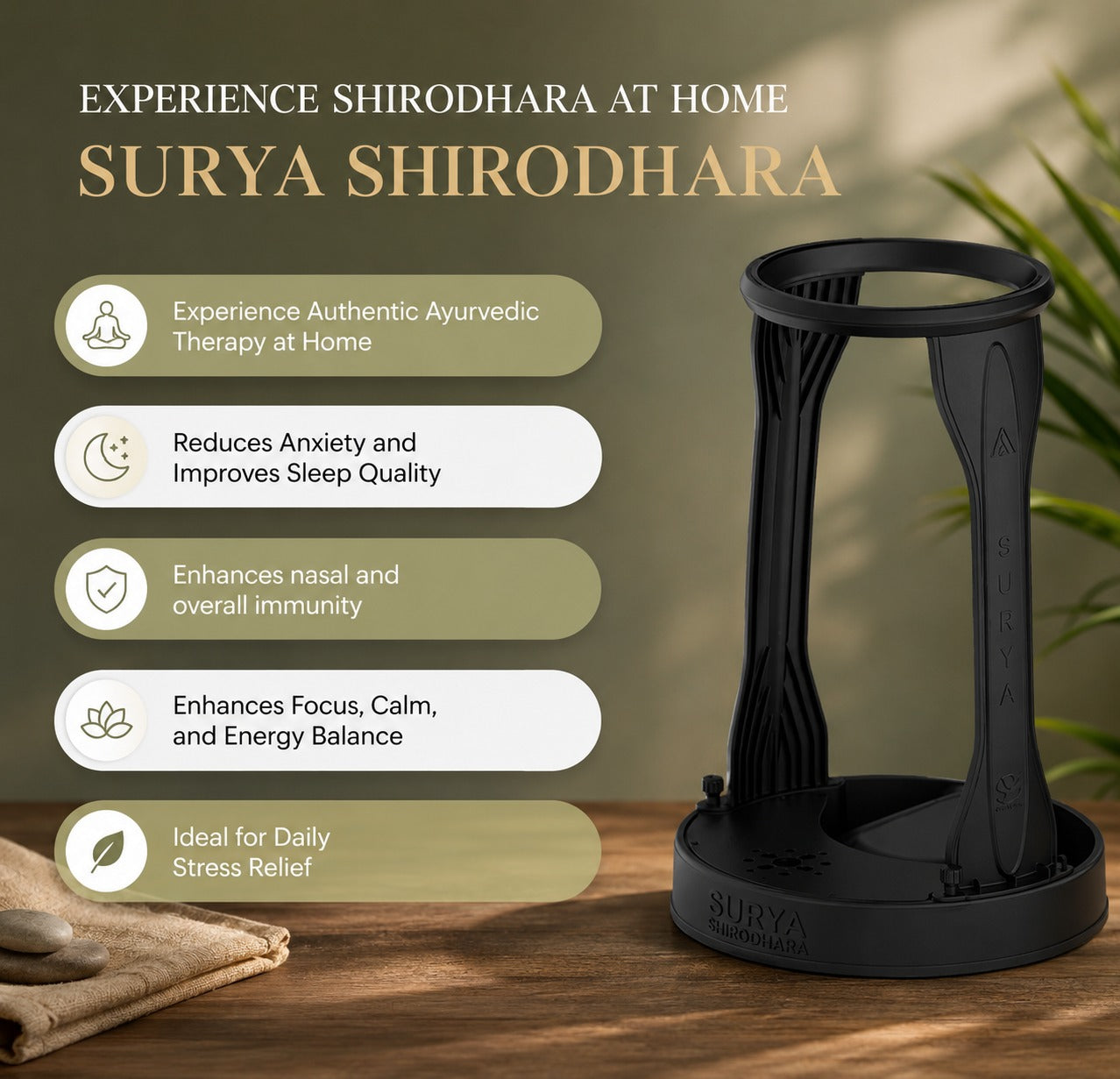 Surya Shirodhara - DIY Home Shirodhara Machine