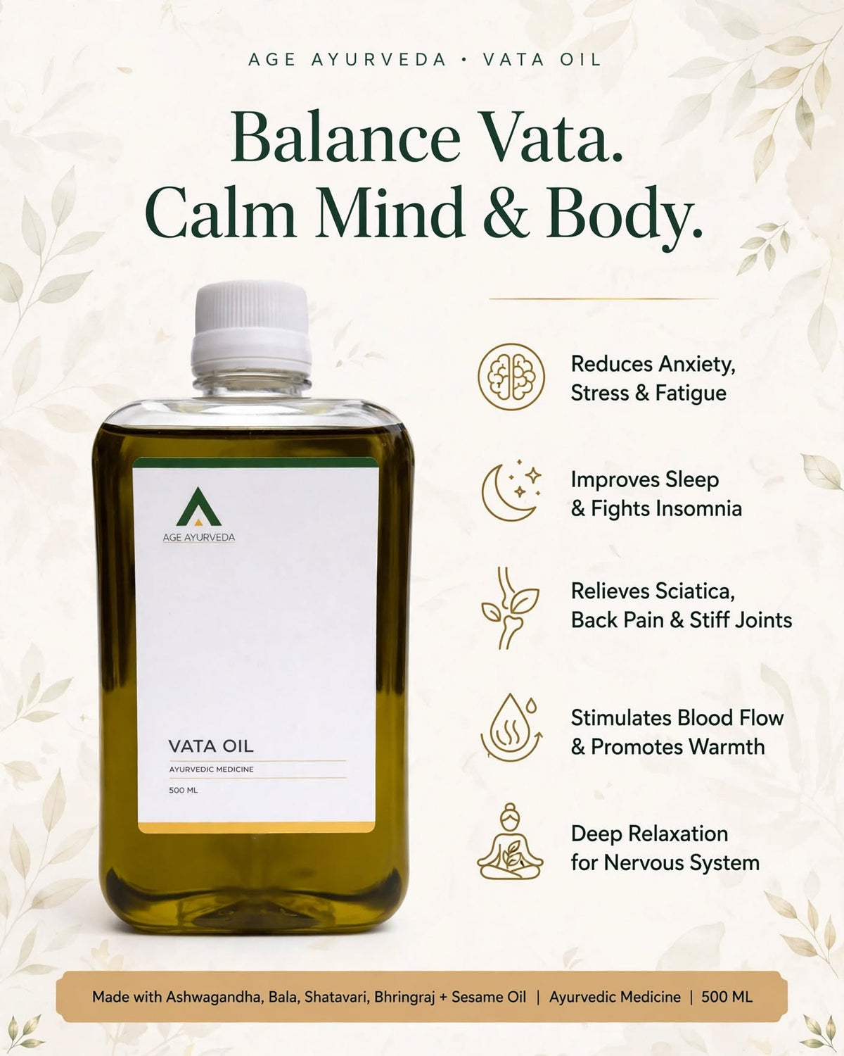 Vata oil 500 ml